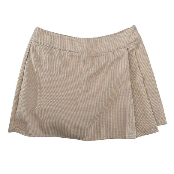 She + Sky Corduroy Pleated Mini Skort Sz Small Summer Everyday Beach - Picture 1 of 12